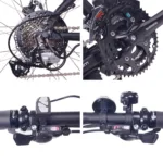 NCM Moscow Plus E-Bike Teile: Heckmotor, Shimano Schaltung und zwei Vorderradbremsen