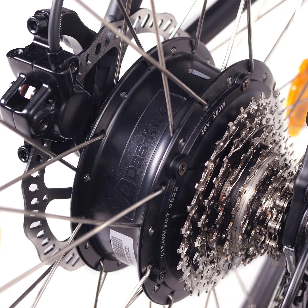 Heckmotor eines NCM Moscow Plus E-Bikes der Marke Das-Kit Detailaufnahme