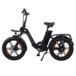 ET.Cycle F1000 E-Faltrad 20-Zoll in Schwarz – kompaktes, faltbares E-Bike für urbane Mobilität und Stadtfahrten