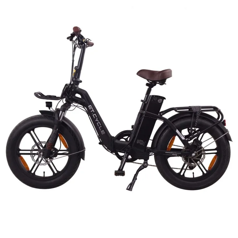 ET.Cycle F1000 E-Faltrad 20-Zoll in Schwarz – kompaktes, faltbares E-Bike für urbane Mobilität und Stadtfahrten