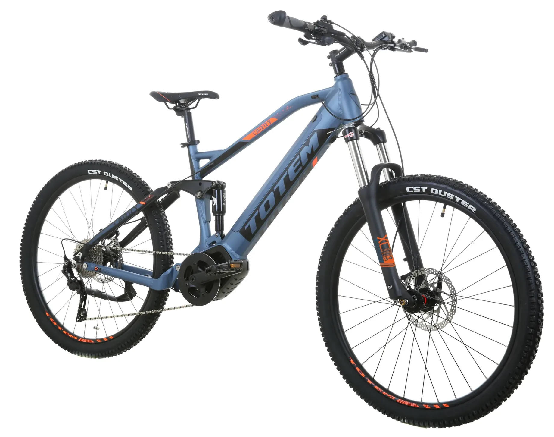 TOTEM Carry E-Mountainbike in Blau – robustes Elektro-MTB für anspruchsvolle Trails und Offroad-Abenteuer