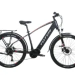 TOTEM Mythos E-Trekkingbike in Schwarz – robustes E-Bike für lange Touren und anspruchsvolle Trekkingstrecken