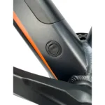 Teil des E-Bikes der Marke E-Rock X1 MTB