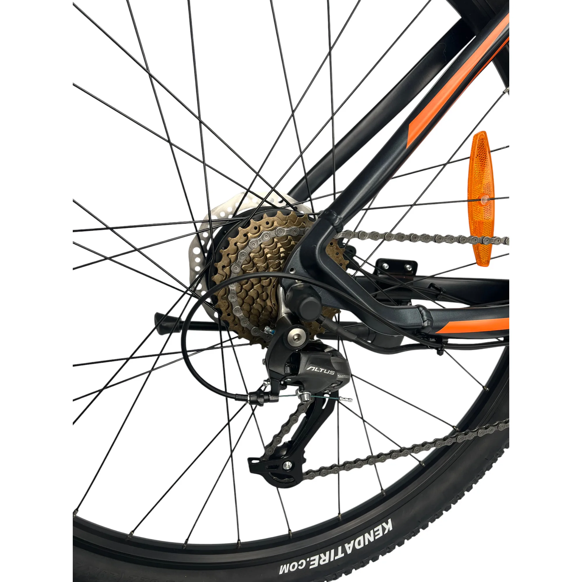 Motor eines E-Rock X1 MTBs – Nahaufnahme