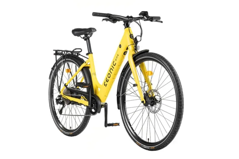 Eonic One Comfort Limited E-Citybike in Gelb – komfortables Stadtrad für urbane Fahrten