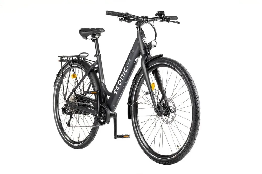 Eonic One Comfort Limited E-Citybike in Schwarz – modernes E-Bike für komfortable Stadtfahrten