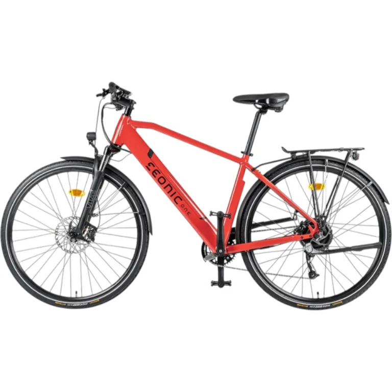 Eonic One Urban E-Trekkingbike in Rot – leistungsstarkes Trekking-E-Bike für lange Touren und Outdoor-Abenteuer