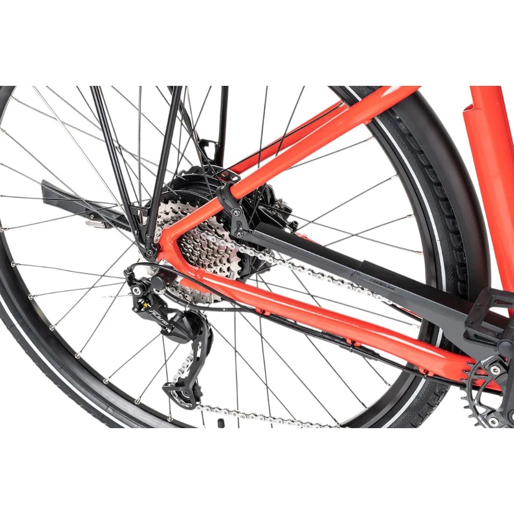 Schaltung eines Eonic One Urban E-Bikes – Detailaufnahme