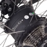 Heckmotor der Marke Das-Kit eines Motor Das-Kit vom NCM Aspen Fatbike E-Bike – Detailaufnahme