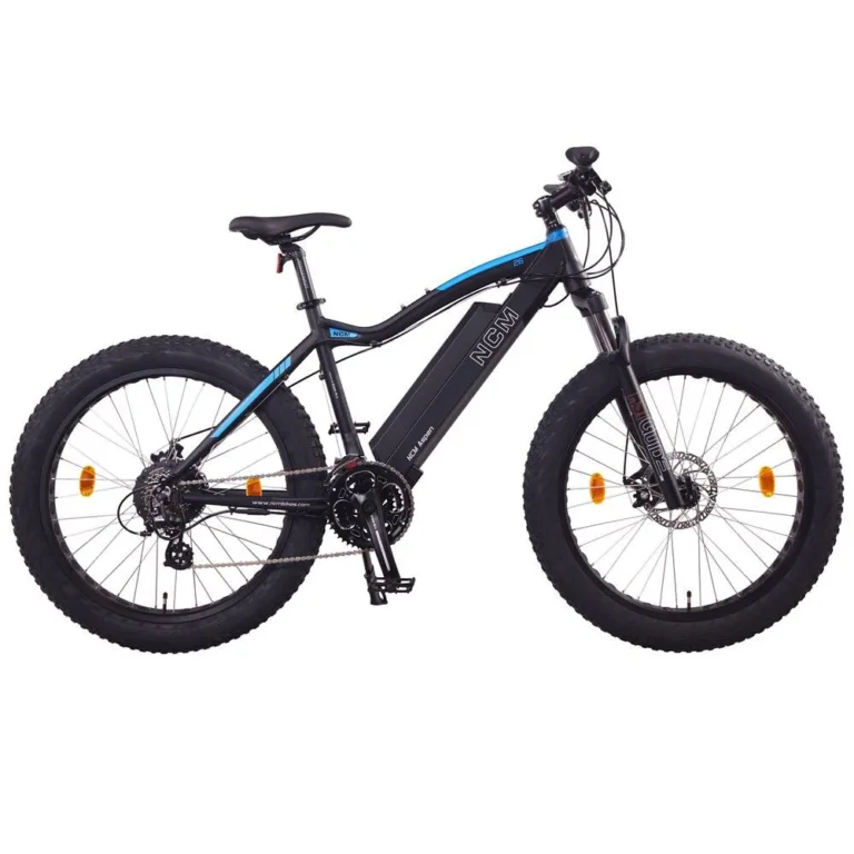 NCM Aspen E-Fatbike in Schwarz – robustes Elektro-Mountainbike für Offroad, Schnee und anspruchsvolles Gelände