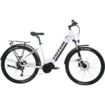 TOTEM Delta E-Citybike in Weiß – elegantes Stadtrad für komfortable urbane Fahrten“