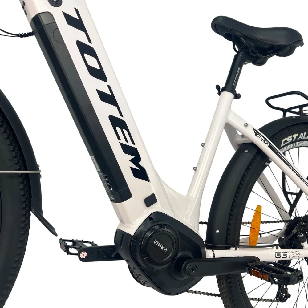 Mittelmotor der Marke VINKA eines TOTEM E-Bikes – Detailaufnahme