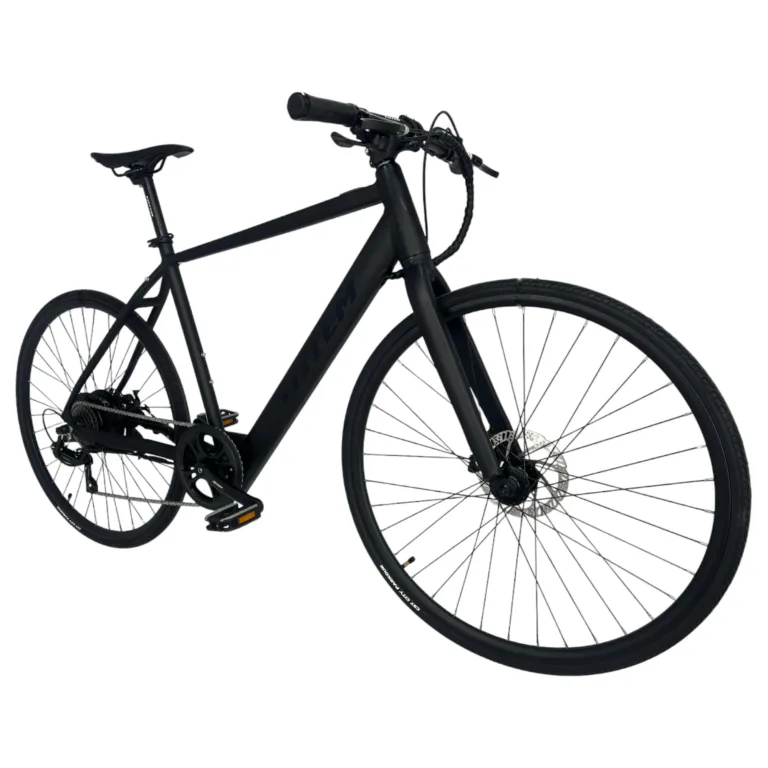 TOTEM Hemner E-Trekkingbike in Schwarz – robustes Elektro-Trekkingrad für lange Strecken und Naturtouren