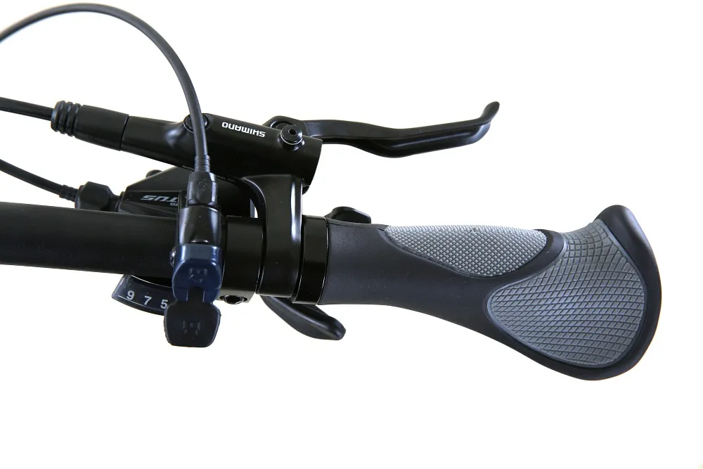 Detailaufnahme der Vorderradbremsen am TOTEM Maurice E-Bike