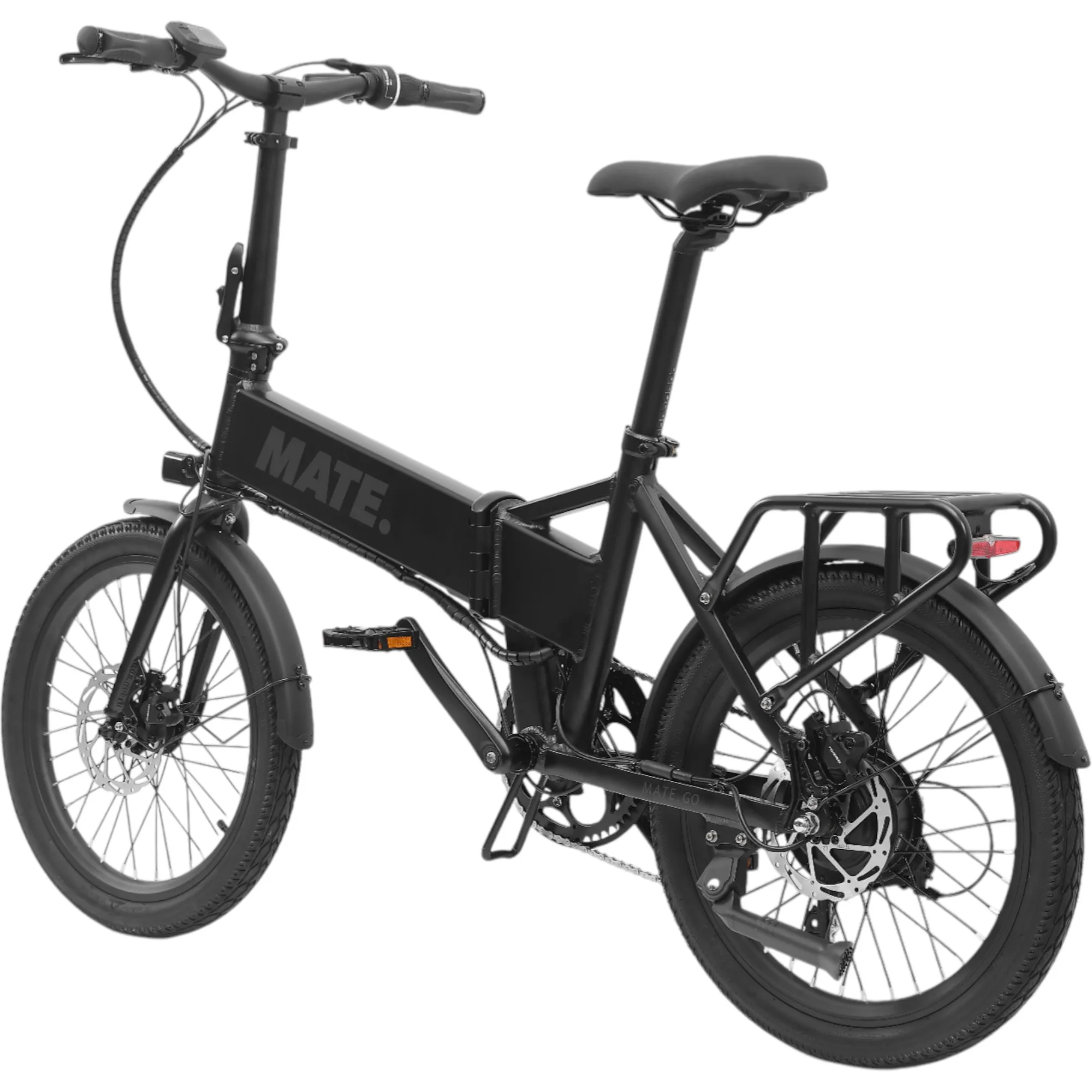MATE GO E-Faltrad in Subdued Black – praktisches, leichtes E-Bike für den urbanen Alltag