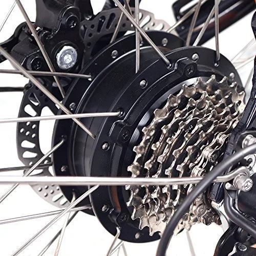 Schaltung eines NCM Paris Plus E-Bikes – Detailaufnahme