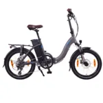 NCM Paris Plus E-Faltrad in Anthrazit – kompaktes, faltbares E-Bike für urbane Mobilität und Stadtfahrten