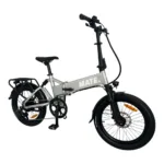 MATE FUSION E-Faltrad in Silver Comet – leichtes, stylisches Faltrad für urbane Fahrten