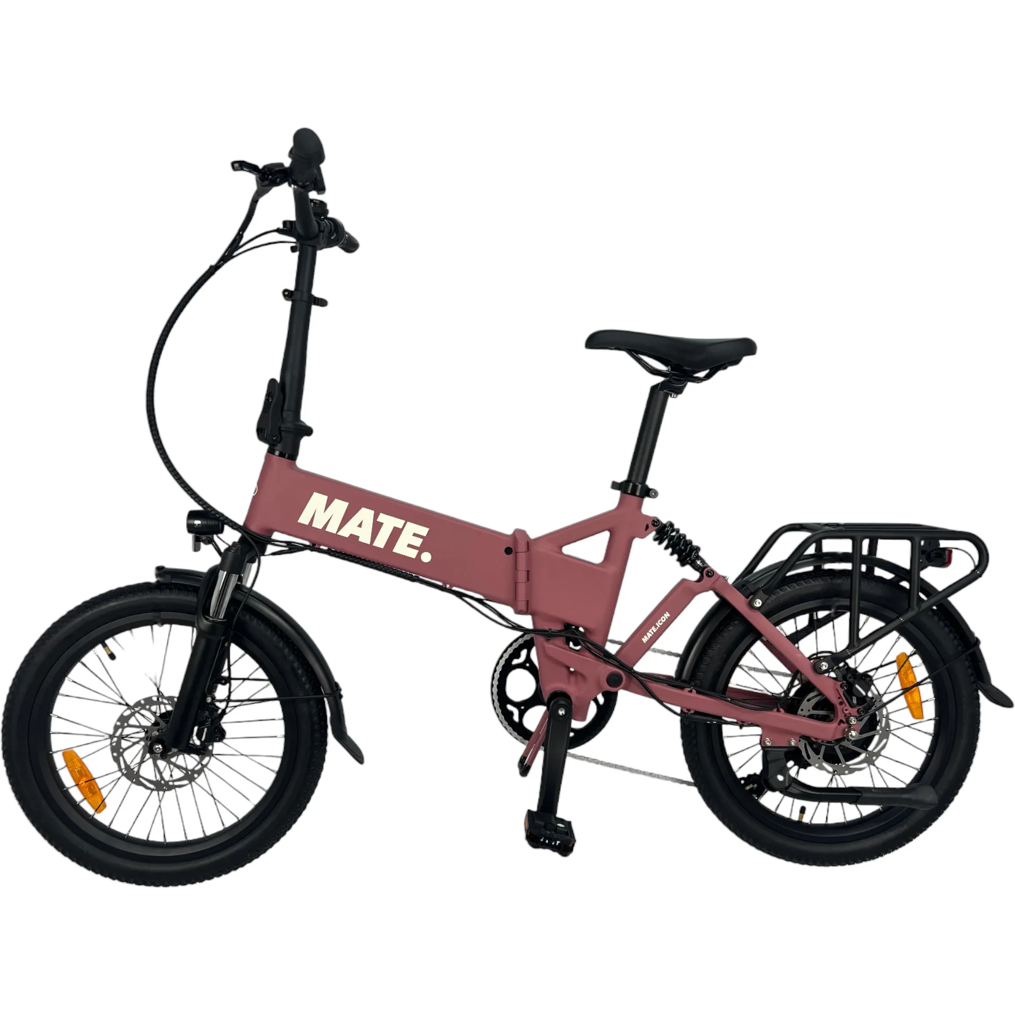MATE ICON Faltrad Soft Bloom – kompaktes E-Bike für urbane Mobilität und Pendler