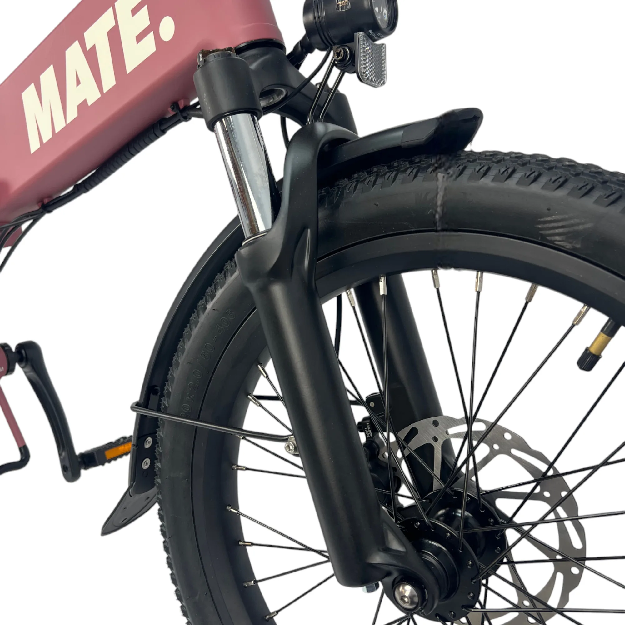 Reifen eines MATE ICON Faltrad E-Bikes – Detailaufnahme