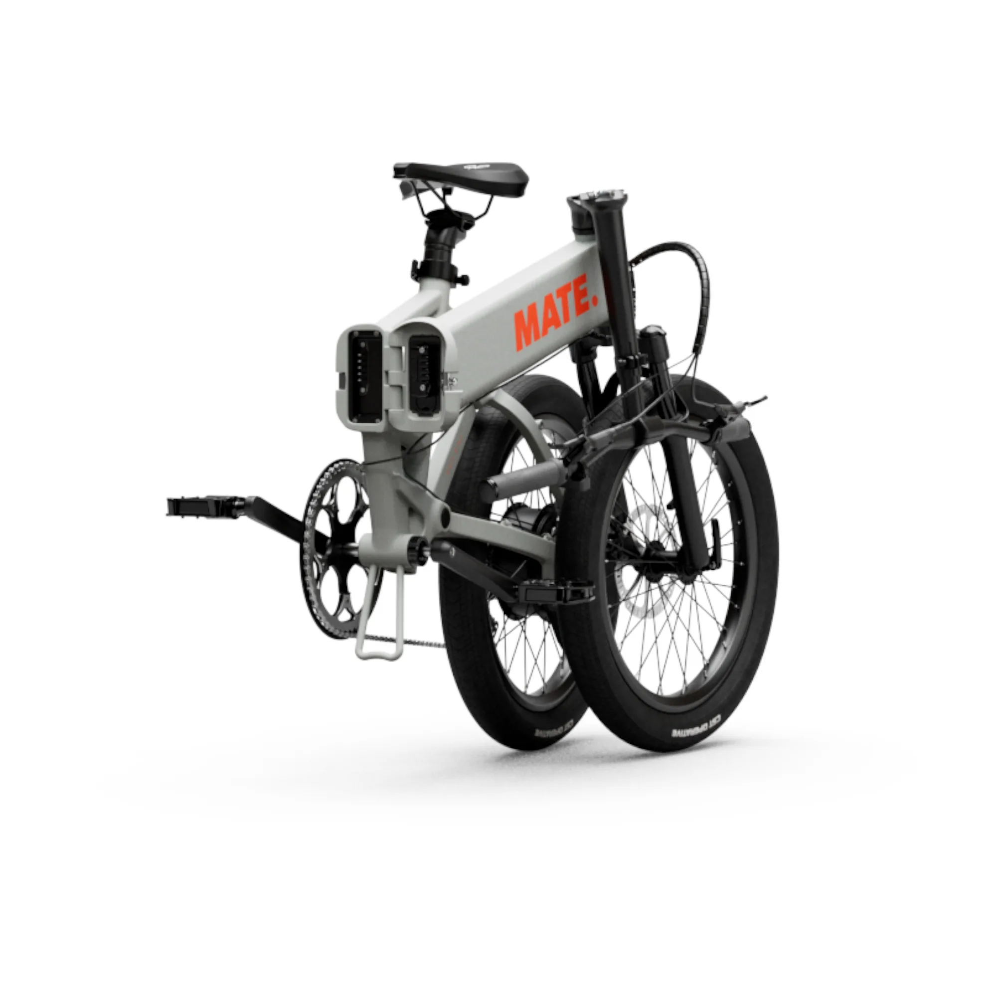 gefaltetes E-Bike der Marke MATE Fusion in GHOST GRAVITY