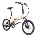 MATE ICON E-Faltrad in Ivory Moon – elegantes, faltbares E-Bike für urbane Mobilität und Pendlerfahrten