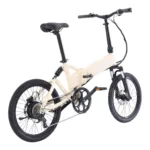 MATE ICON E-Faltrad in Ivory Moon – stylisches, kompaktes E-Bike für urbane Fahrten und Pendler