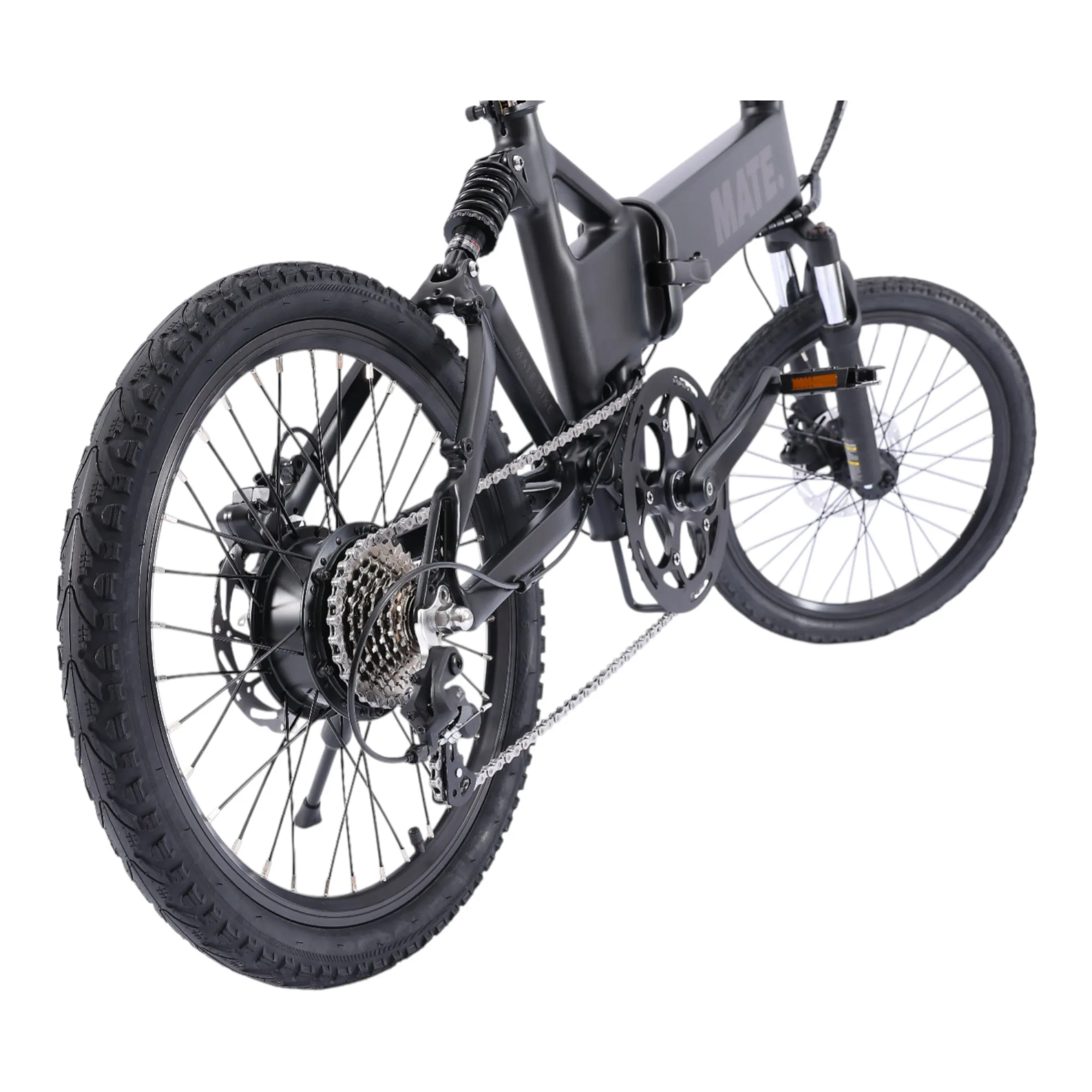 Seitenansicht von dem E-Bike Mate Icon in SUBDUED BLACK