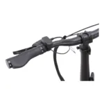 Detailaufnahme der Vorderradbremsen am Mate x Evo Faltrad