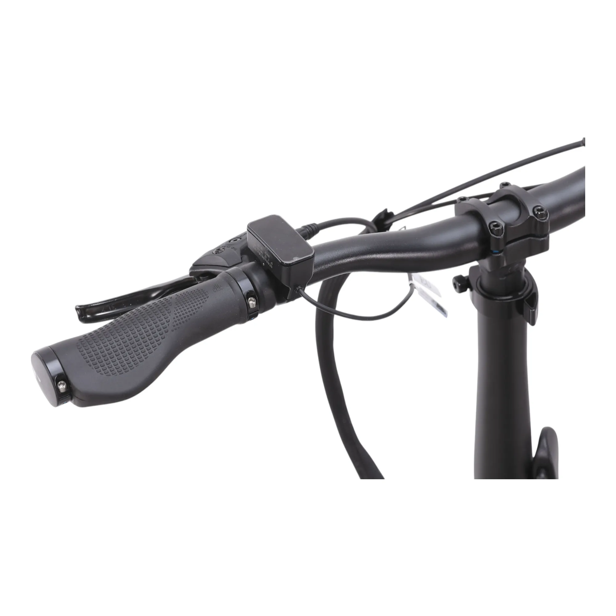 Detailaufnahme der Vorderradbremsen am Mate x Evo Faltrad