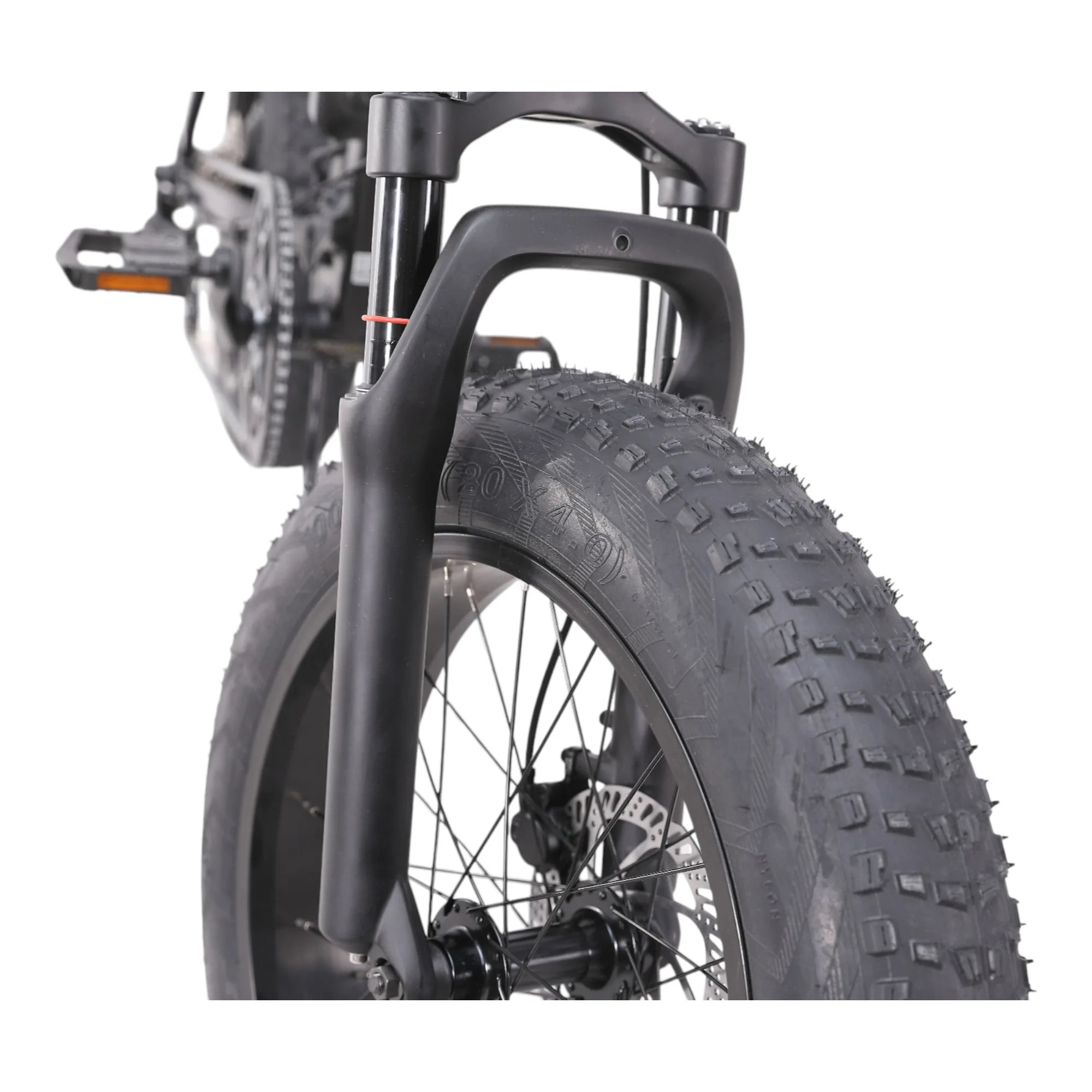 Mate x Evo Faltrad E-Bike Reifen – Nahaufnahme
