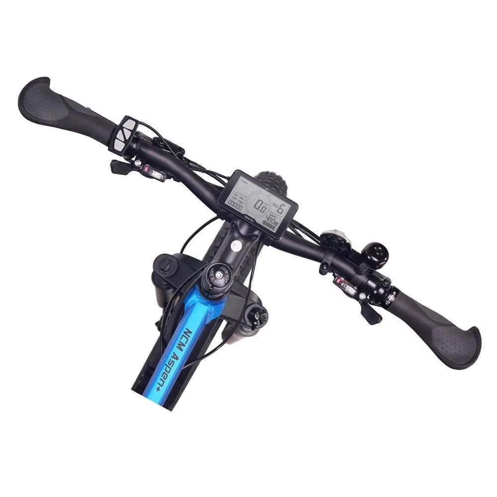 NCM Aspen Plus Fatbike E-Bike Lenker – Nahaufnahme