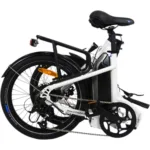 gefaltetes E-Bike der Marke UrbanBiker-Mini in weiss
