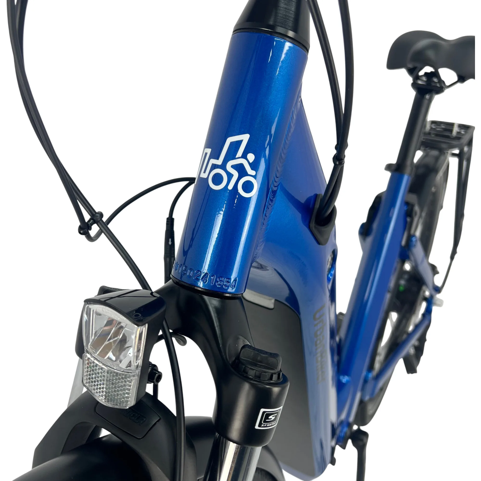 Vorbau eines UrbanBiker UB200 E-Bikes – Detailaufnahme