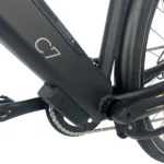 Detailaufnahme der Kette am NCM C7 City E-Bike