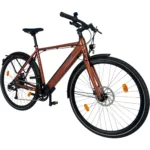 NCM C7 E-Trekkingbike in Ziegelrot – zuverlässiges Trekkingrad für Freizeit und Reisen