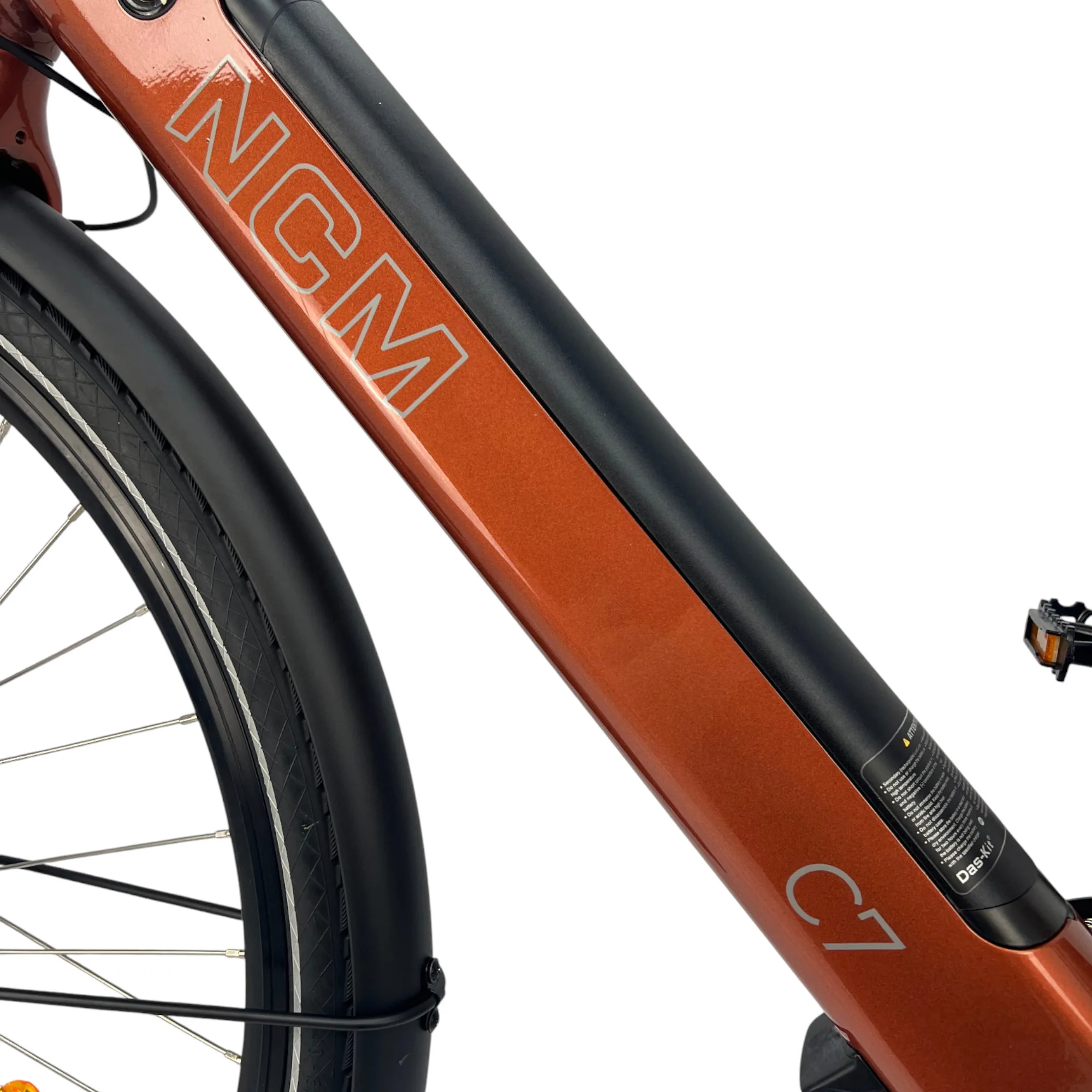 Rahmen NCM C7 City E-Bike – Detailansicht