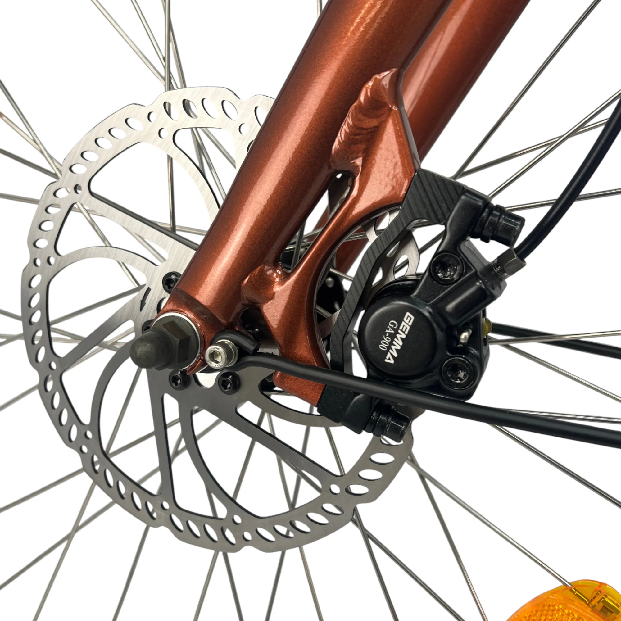 Detailansicht des Heckmotors am NCM C7 City E-Bike